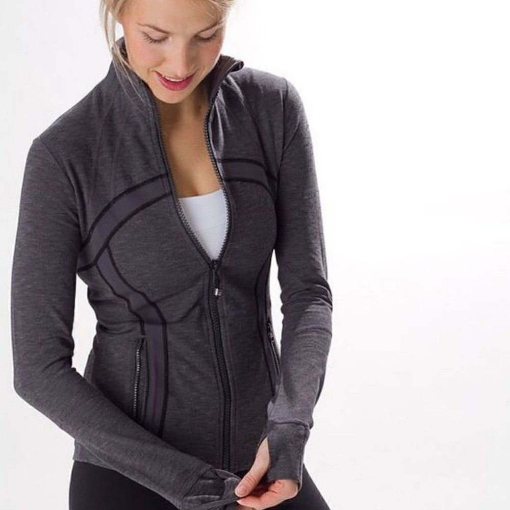 Lululemon Define Jacket Coal Pique Black